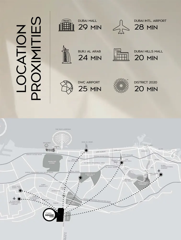 ORA at Town Square location map