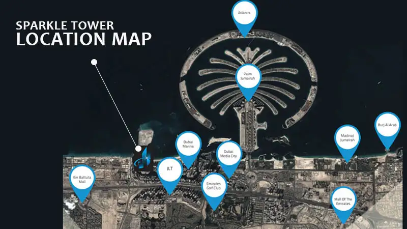 Sparkle Towers location map