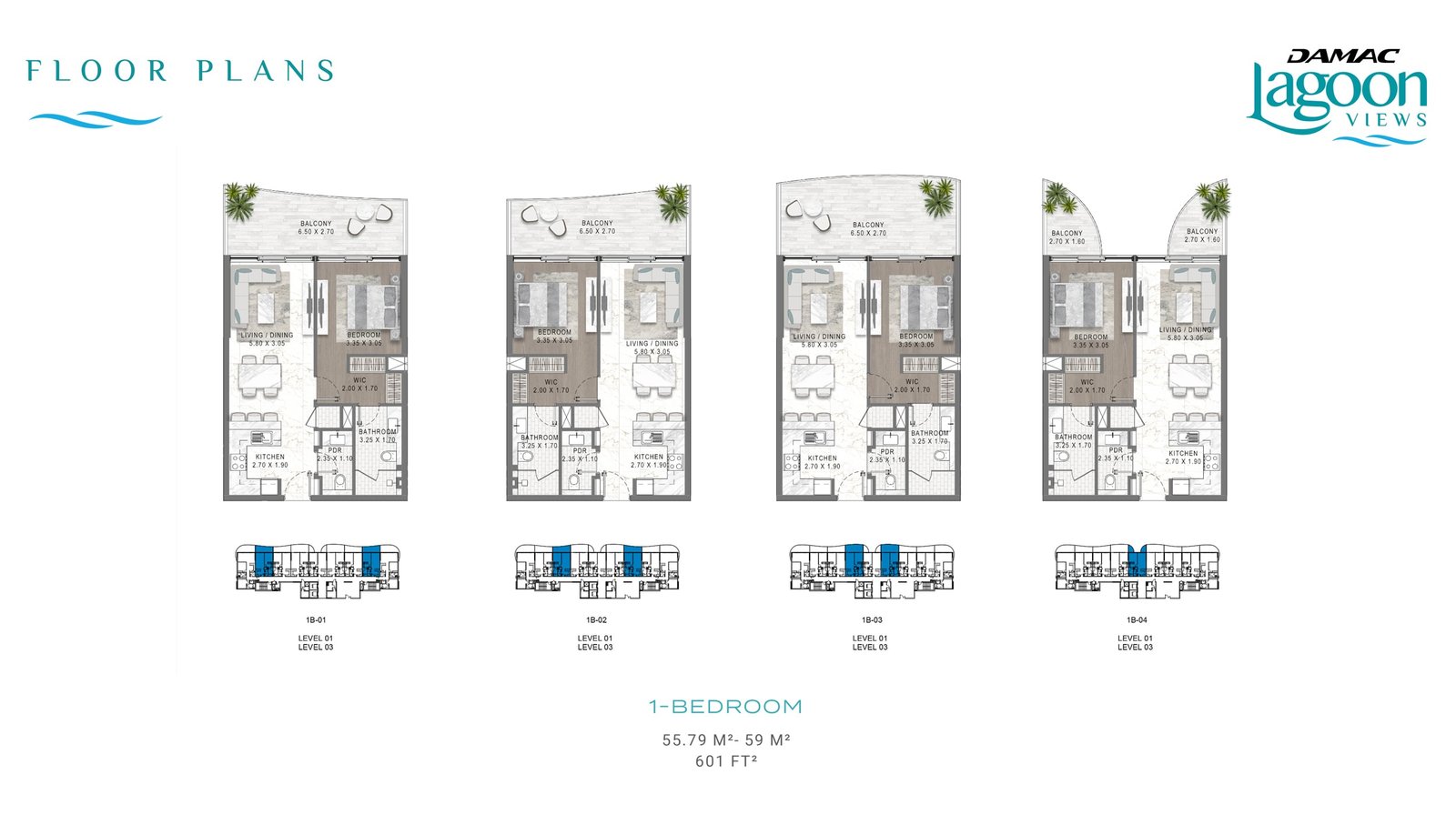 Damac Lagoon Views 2 floor plan