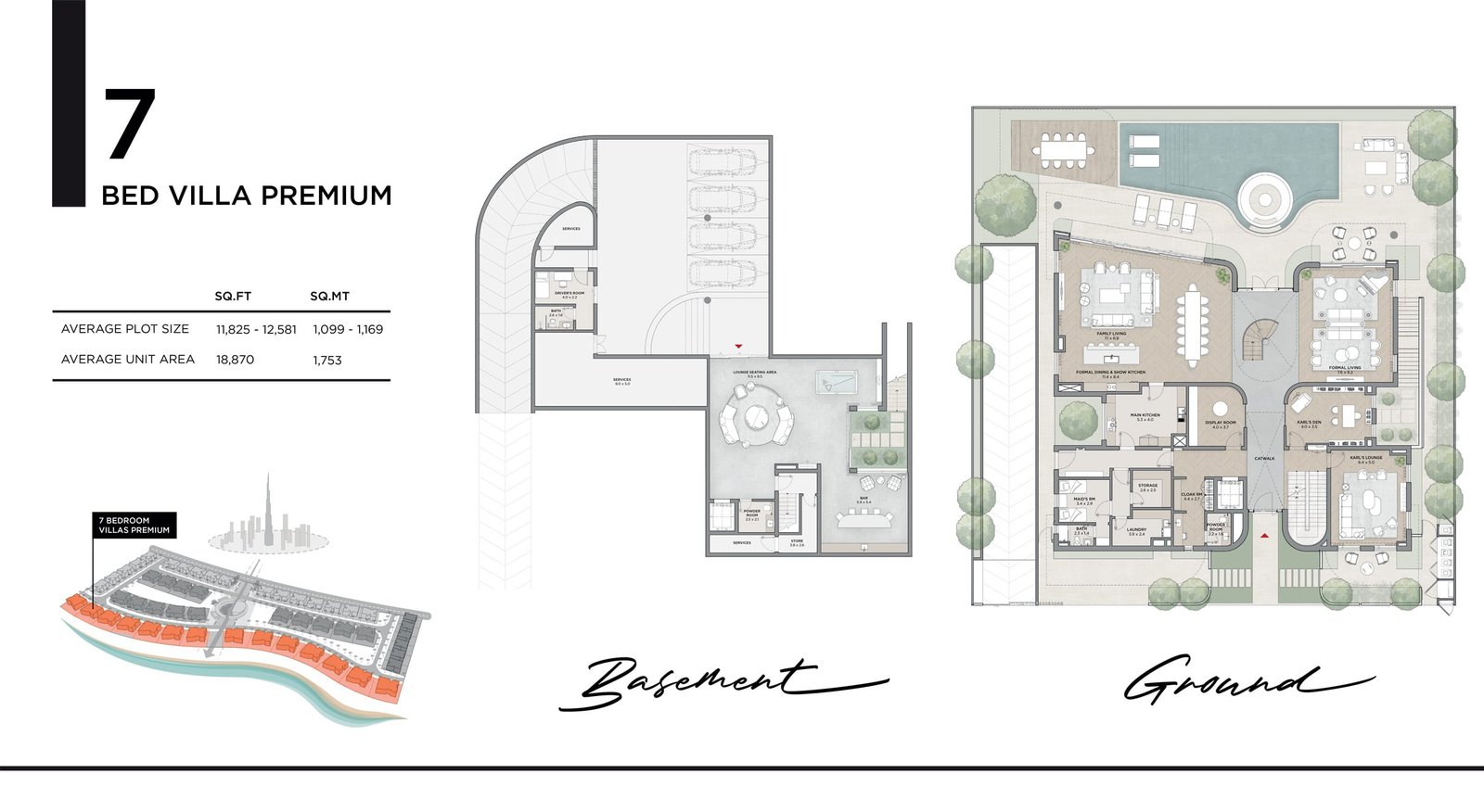 Karl Lagerfeld Villas floor plan