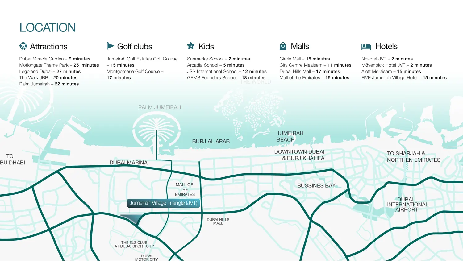 Lum1nar Tower 1 at JVT location map