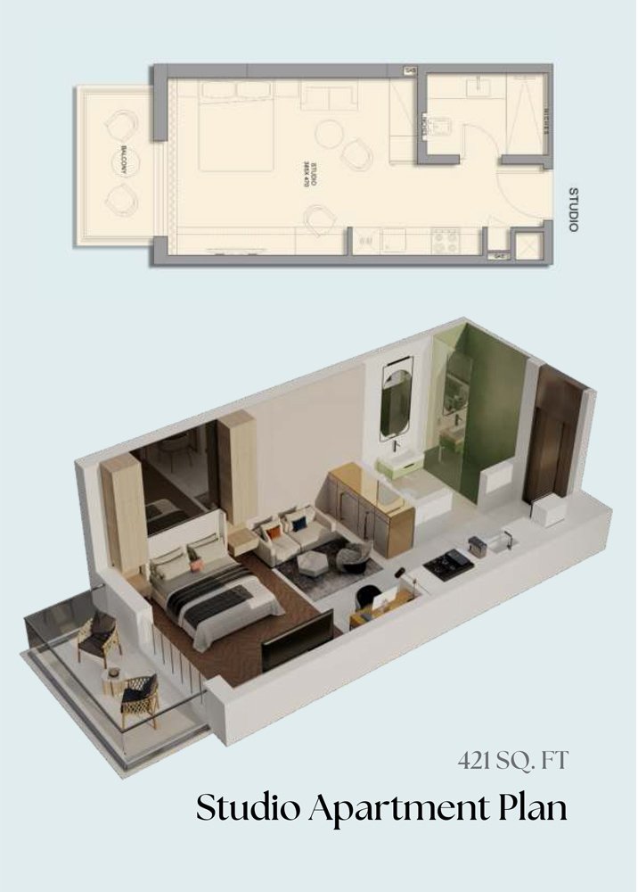 Studio floor plan