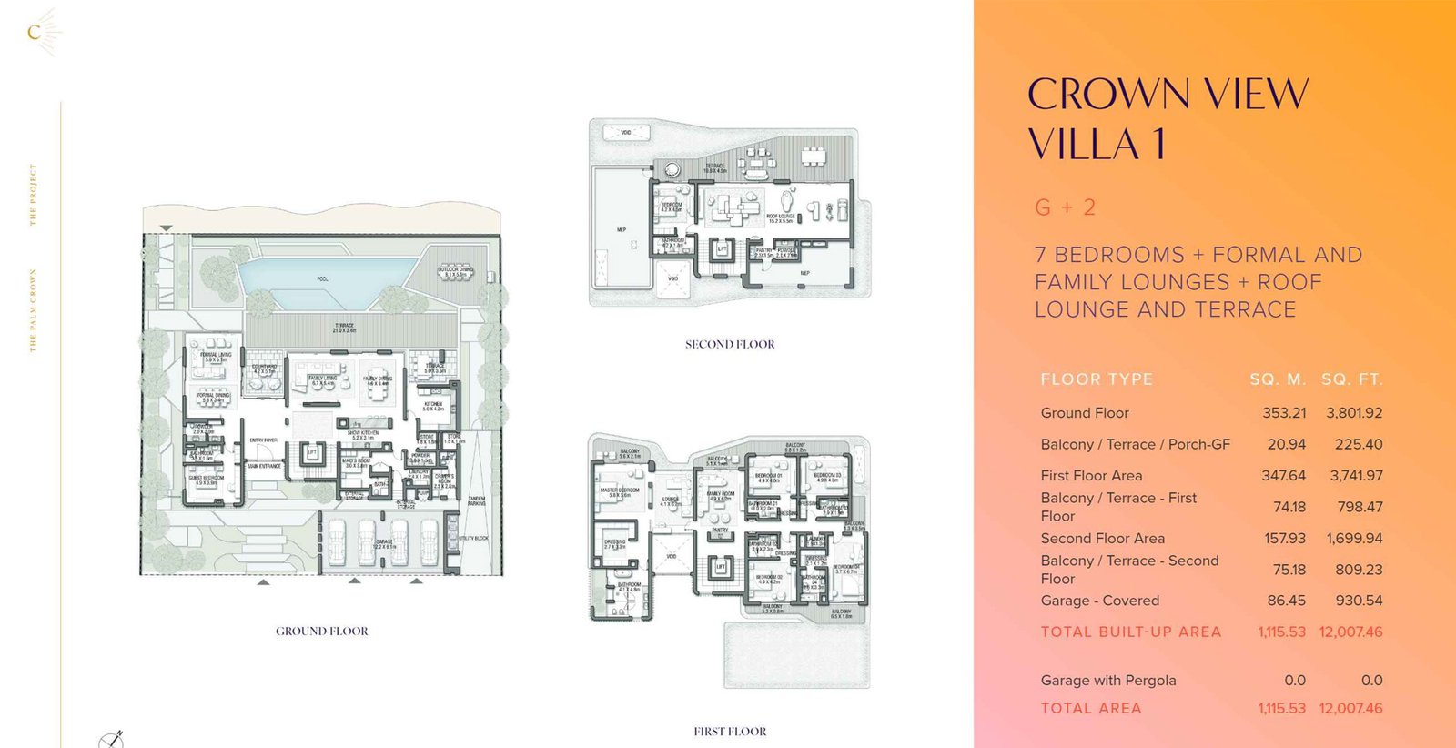 The Palm Crown by Nakheel floor plan