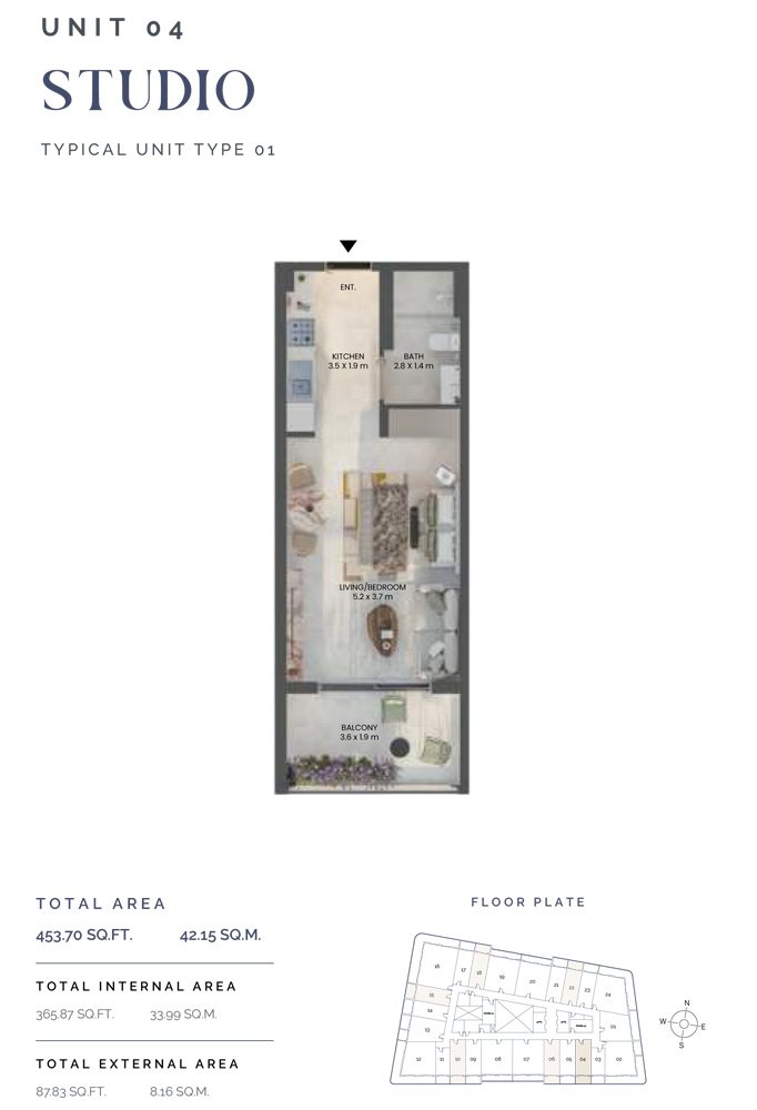Studio floor plan
