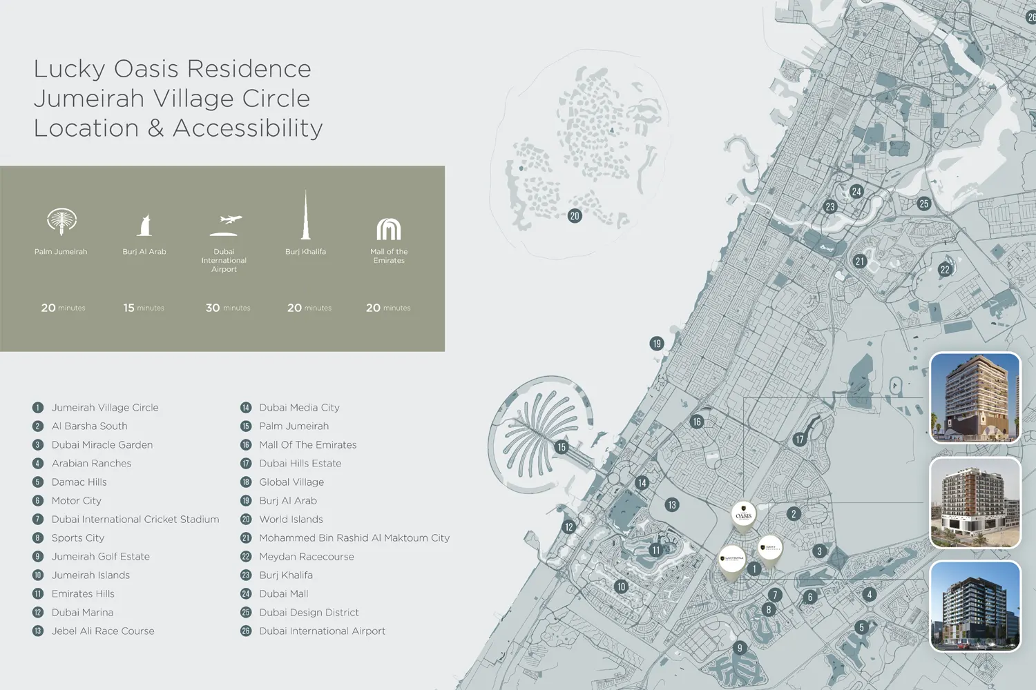 Lucky Oasis Residence location map