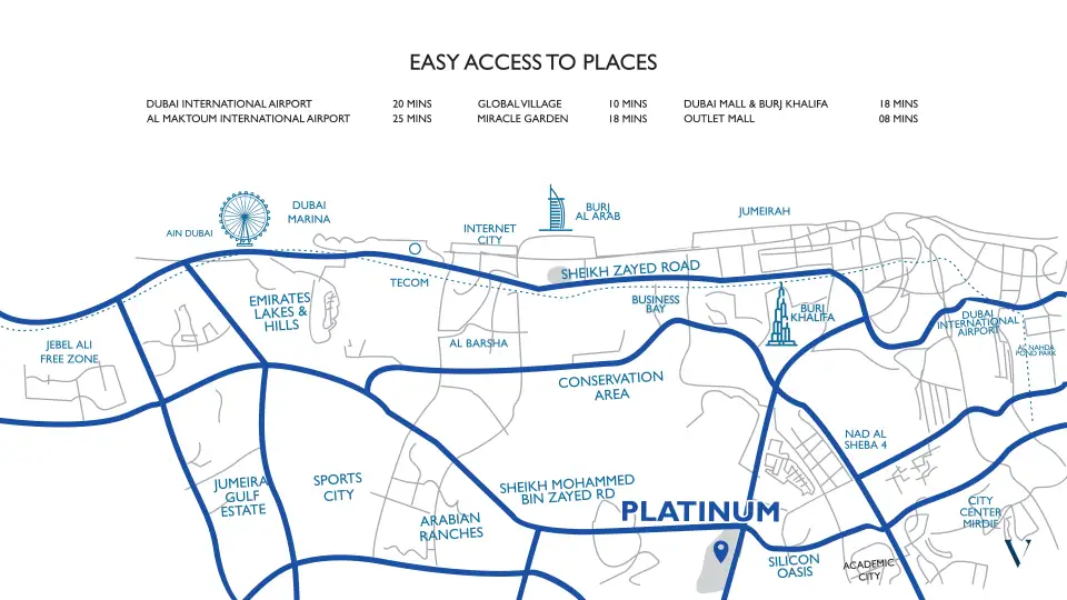 Platinum by Vision location map