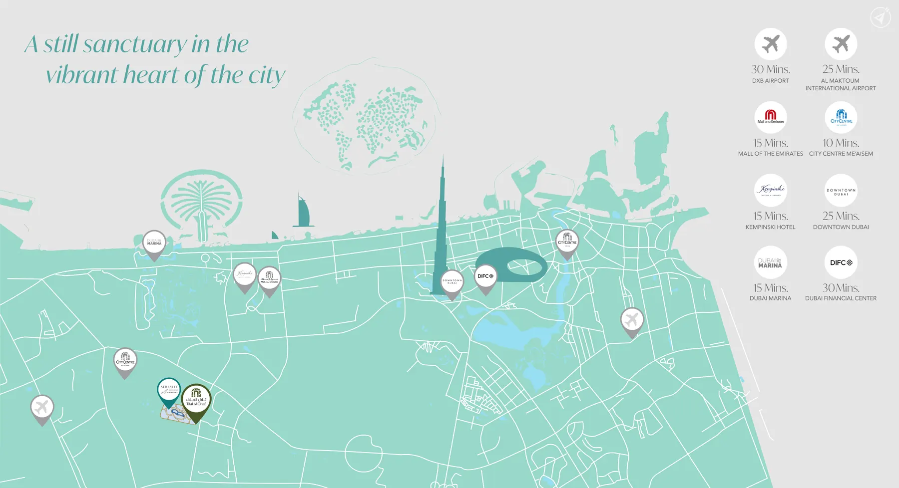 Serenity Mansions Aurora location map
