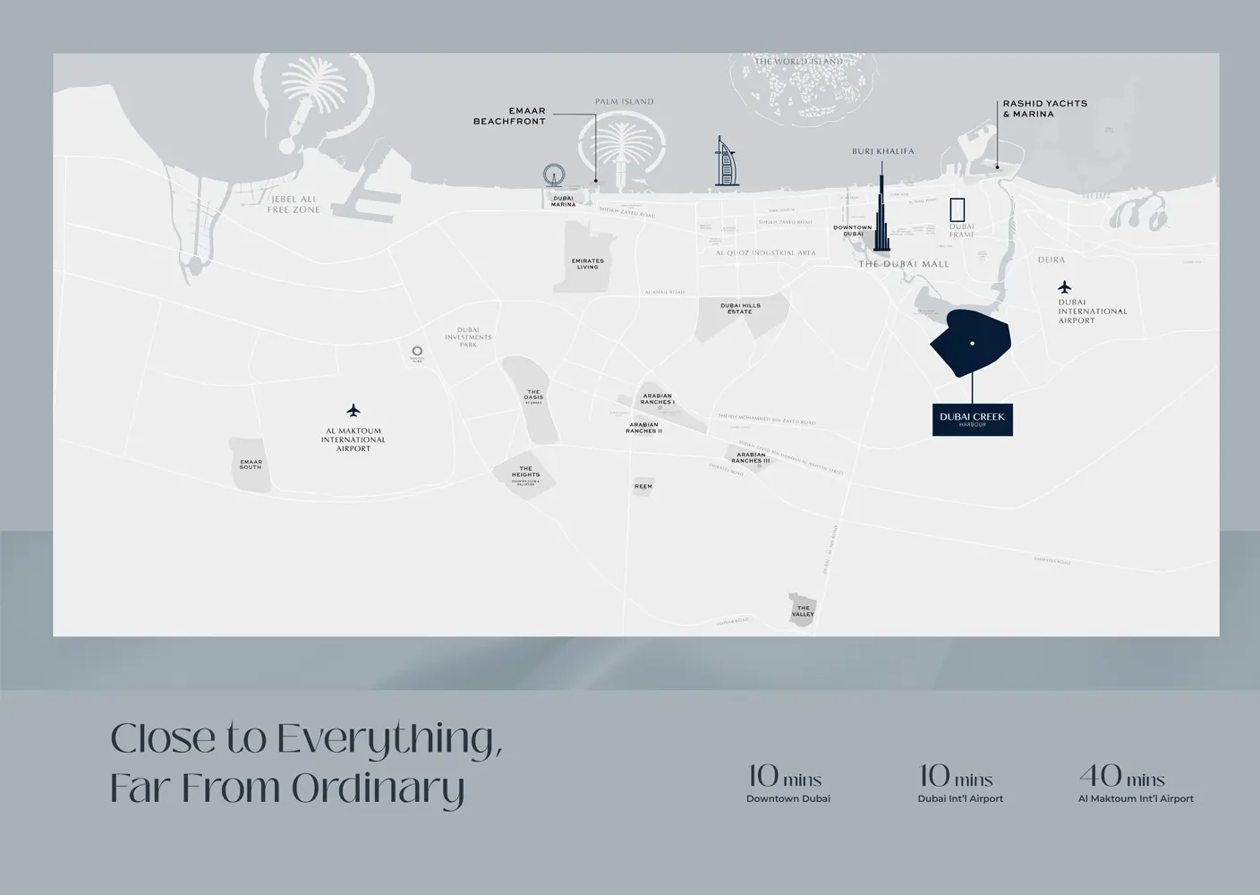 ARLO at Dubai Creek Harbour location map