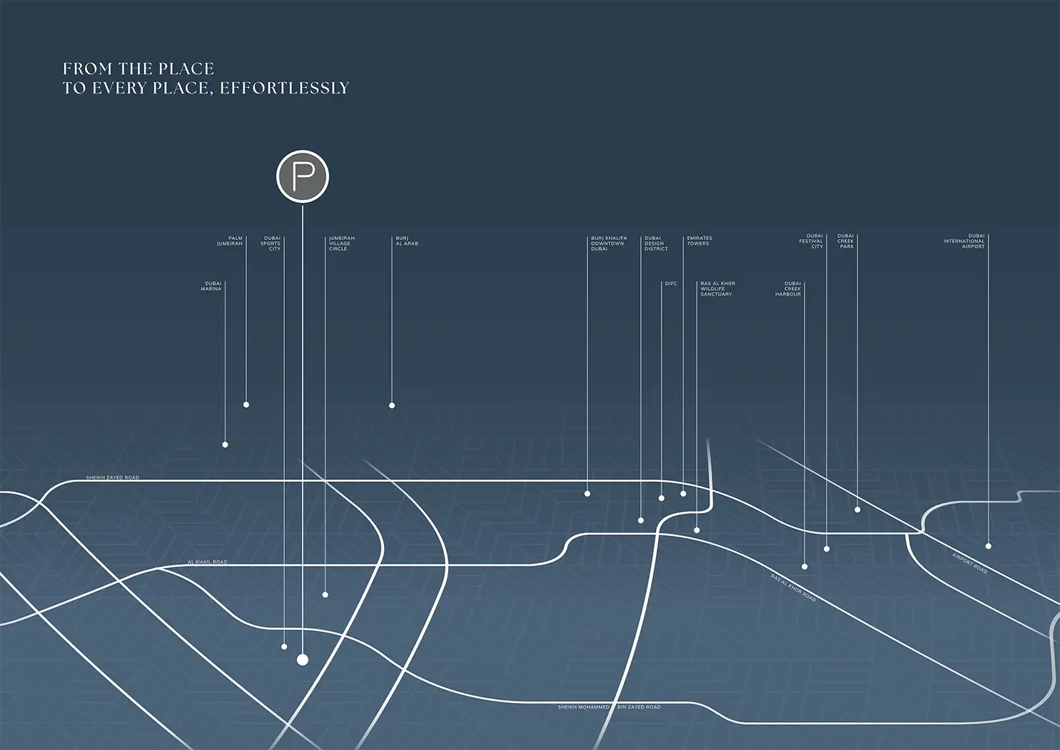 The Place by Prestige One location map