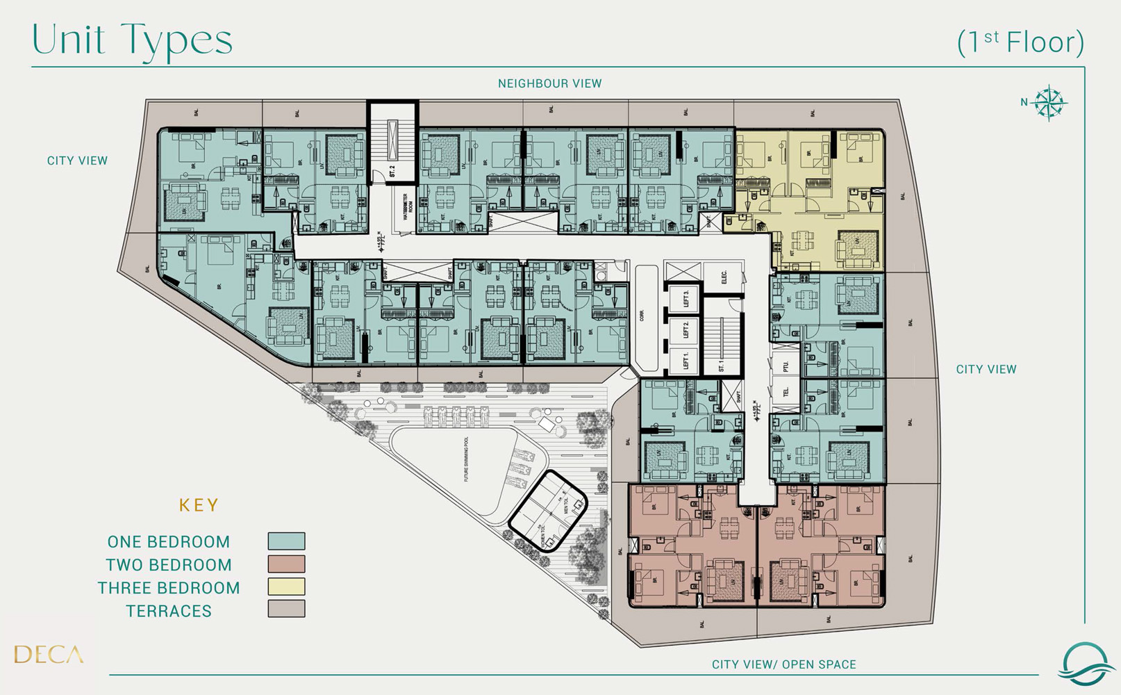 Milos Residences Layout Plan 1st Floor floor plan
