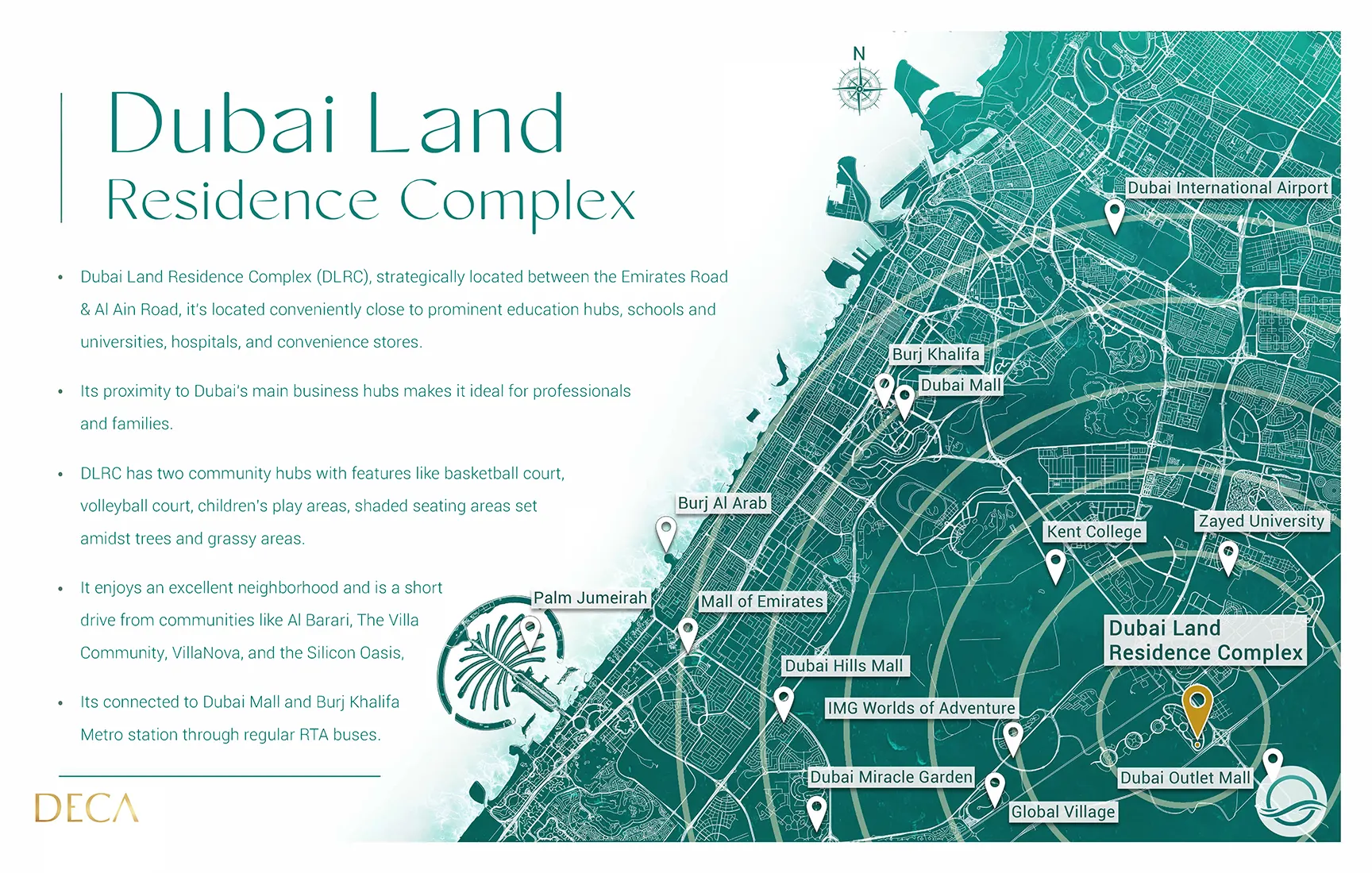 Milos Residences location map