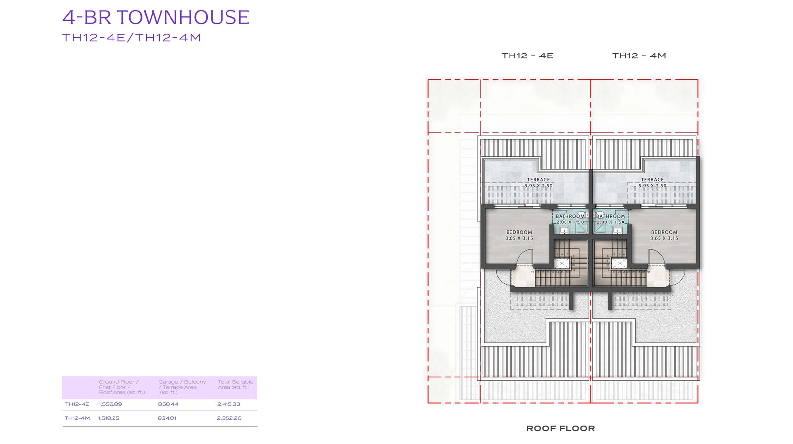 4 Bedrooms + Study floor plan