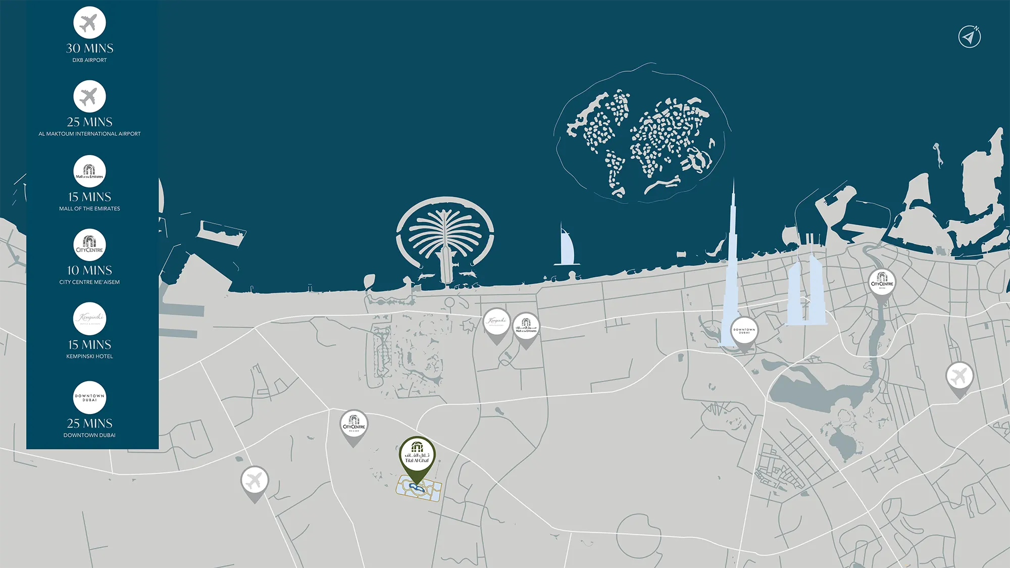 Serenity Mansions Waterfront Collection location map