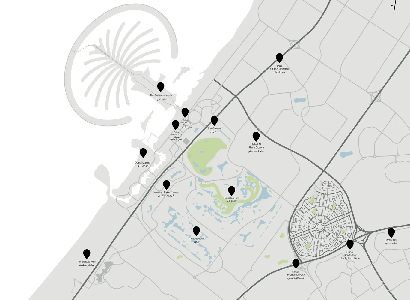 Midora Residences at JVC location map