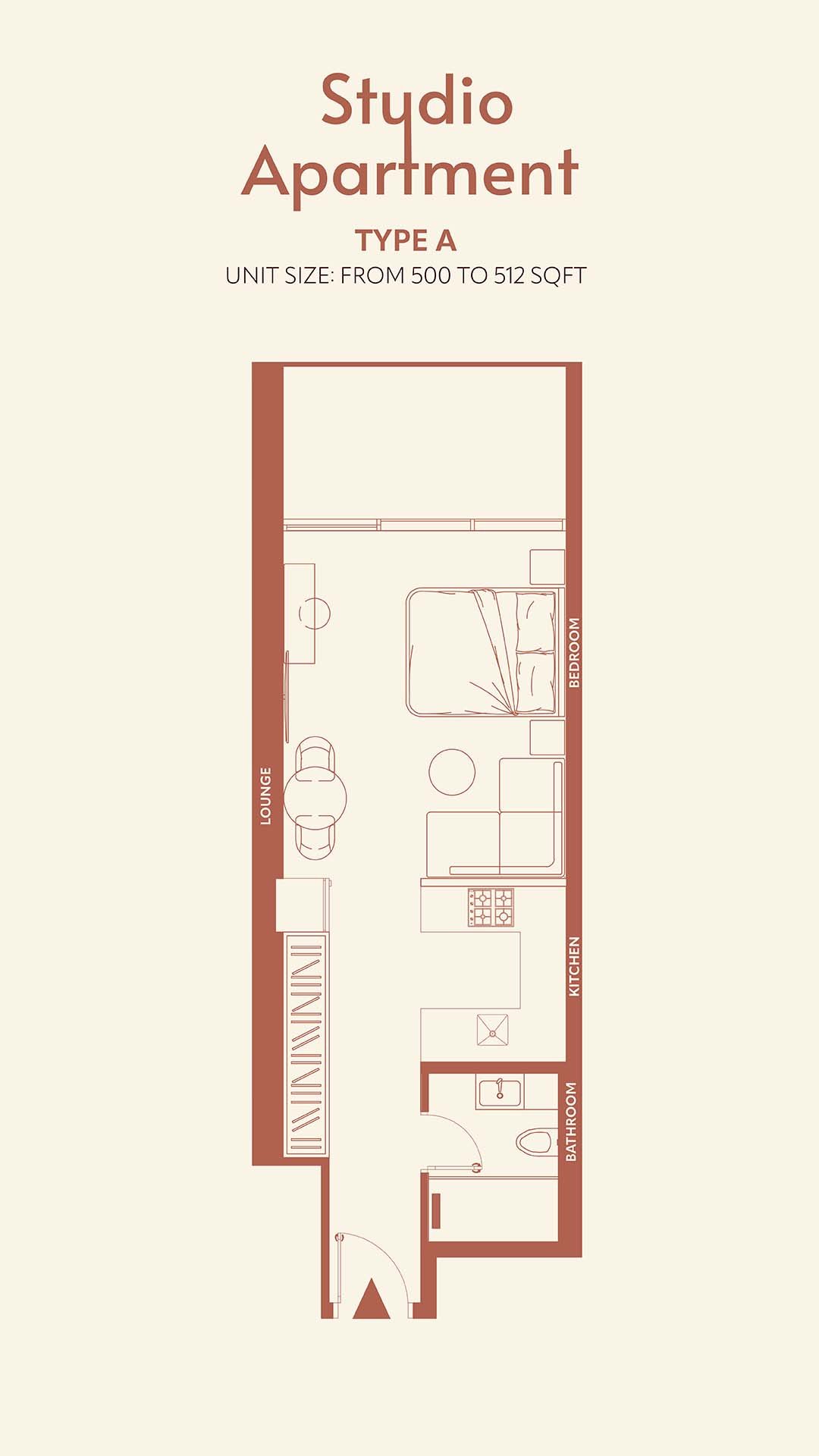 Studio floor plan