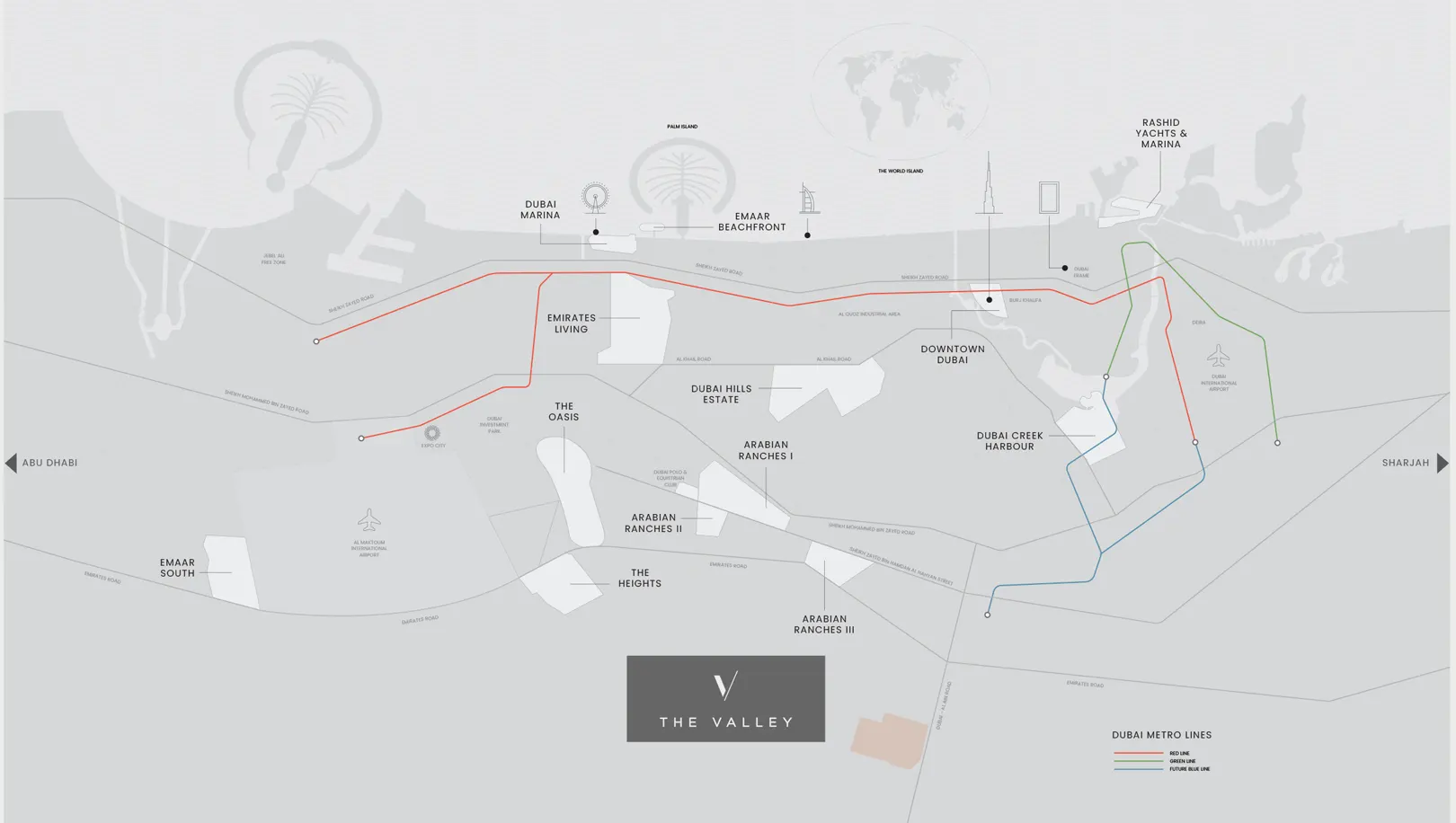 Avena at The Valley location map