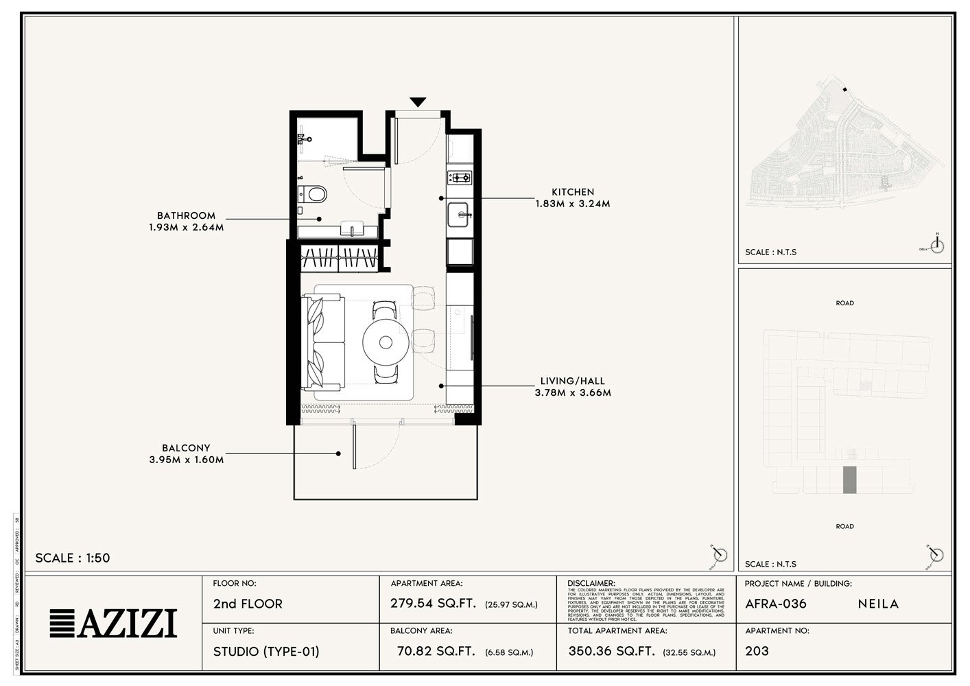 Studio floor plan