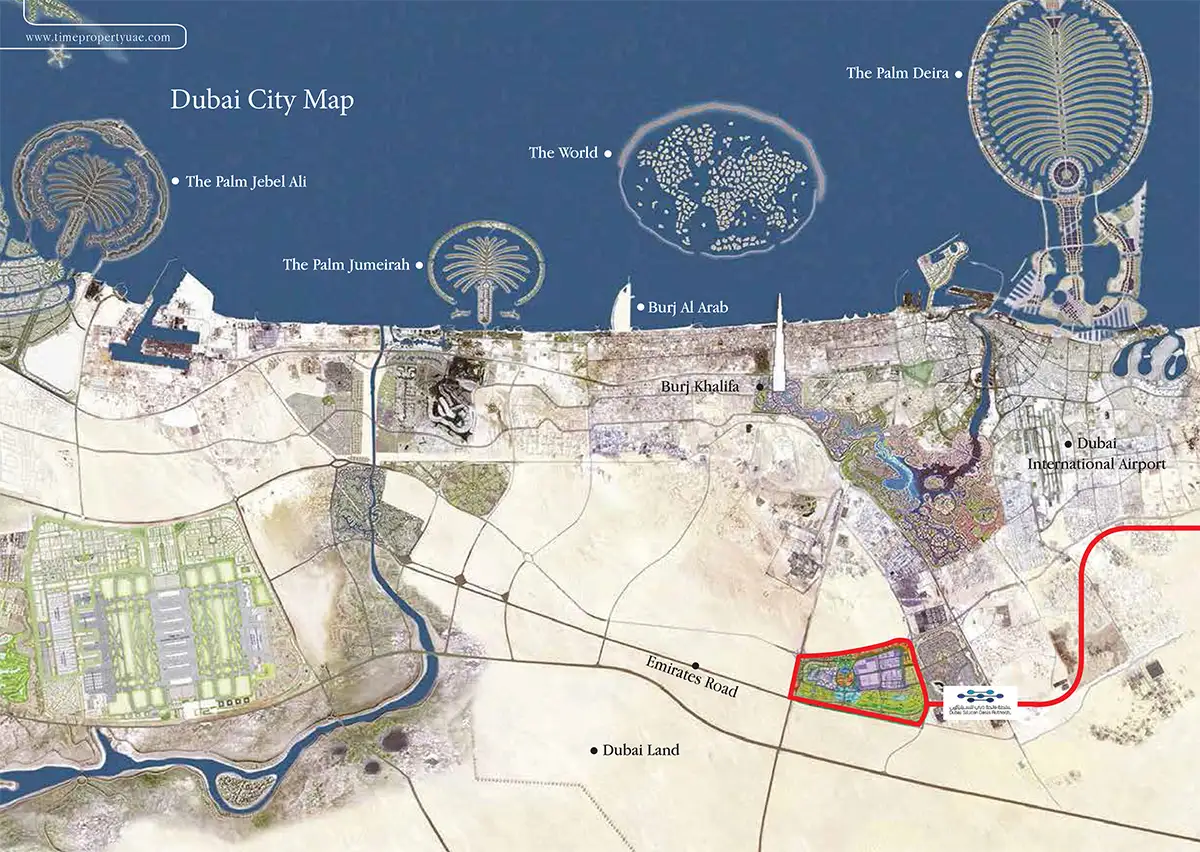 Arabian Gate location map