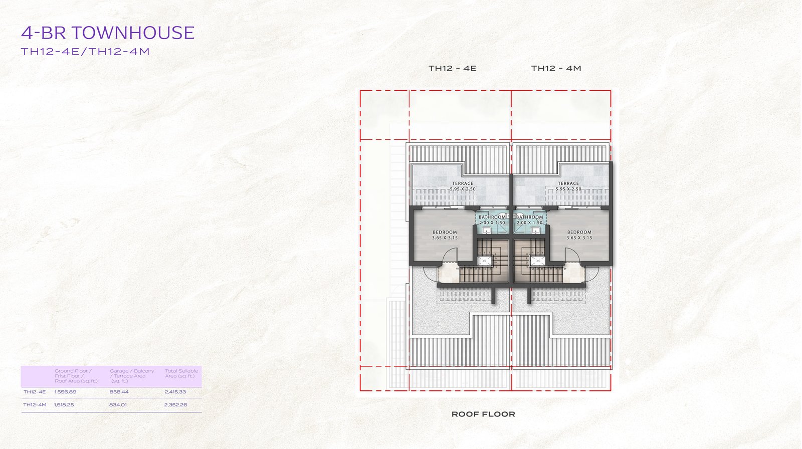 4 Bedrooms + Study floor plan