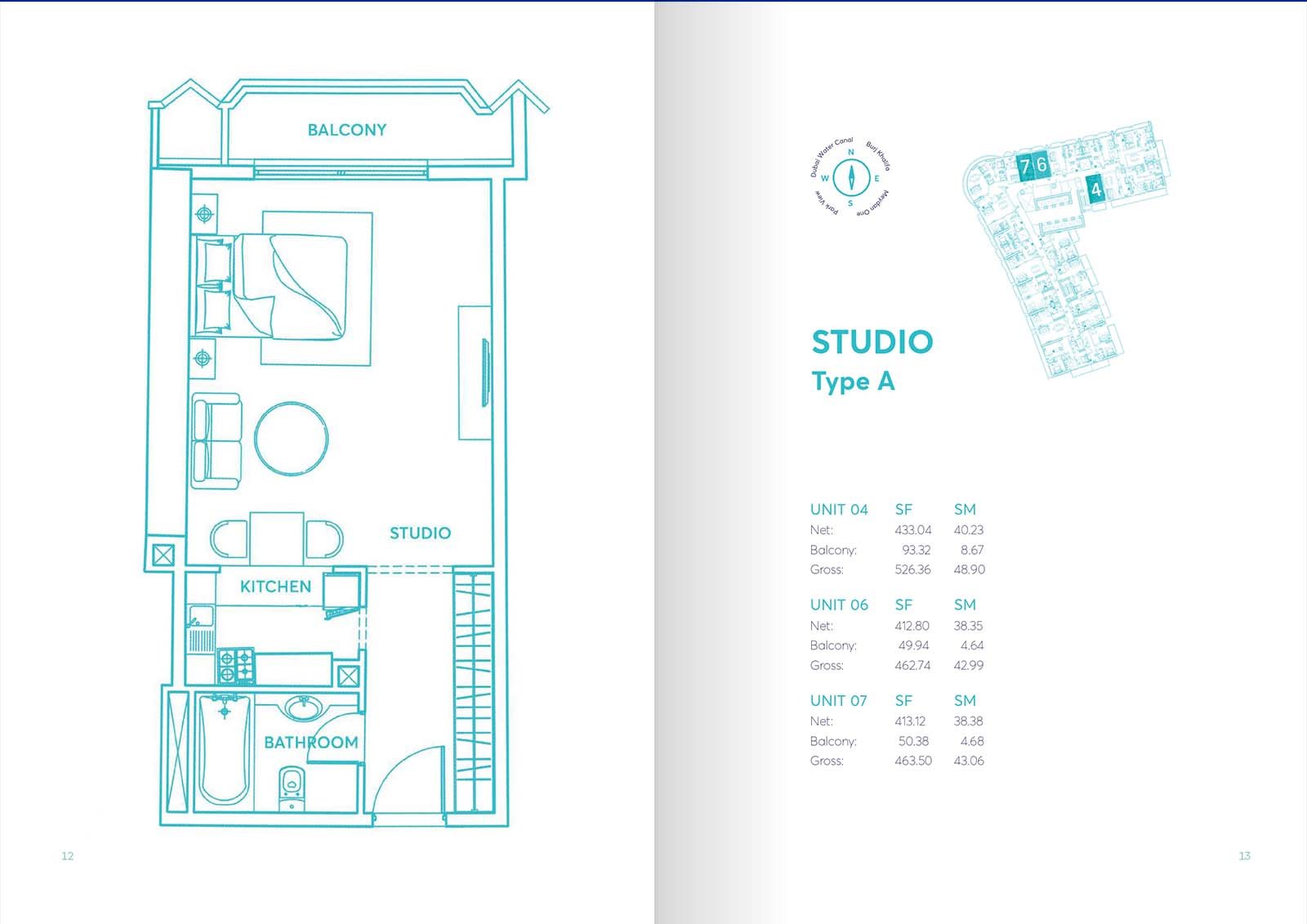 Studio floor plan