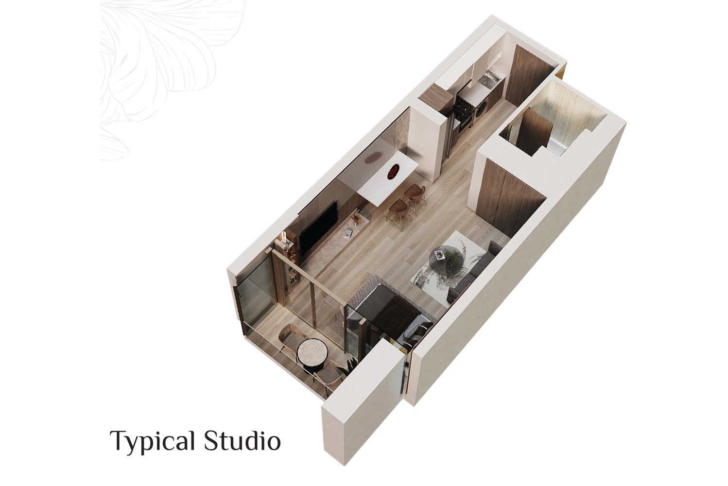 Studio floor plan