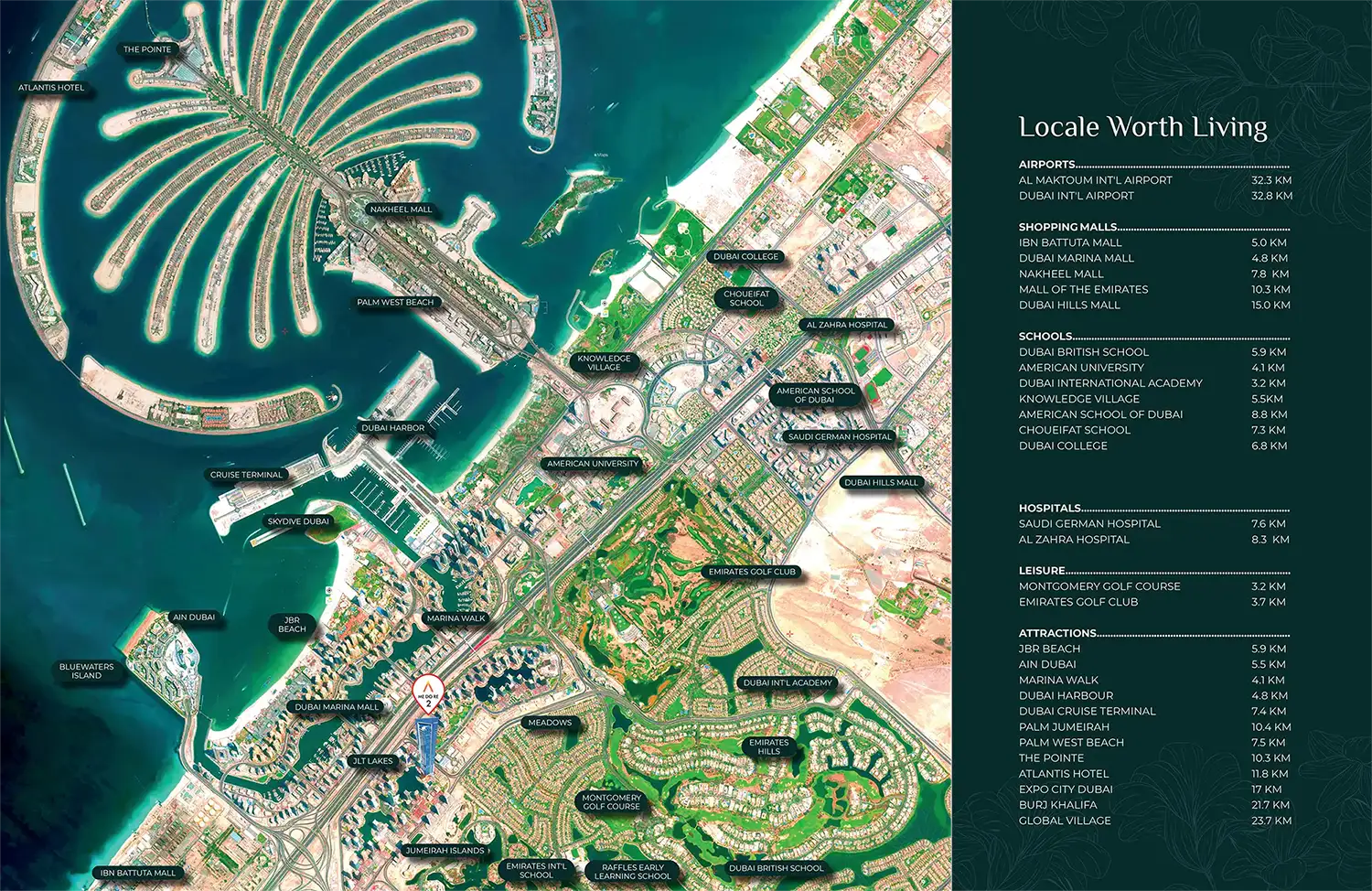 Me Do Re Tower 2 at JLT location map