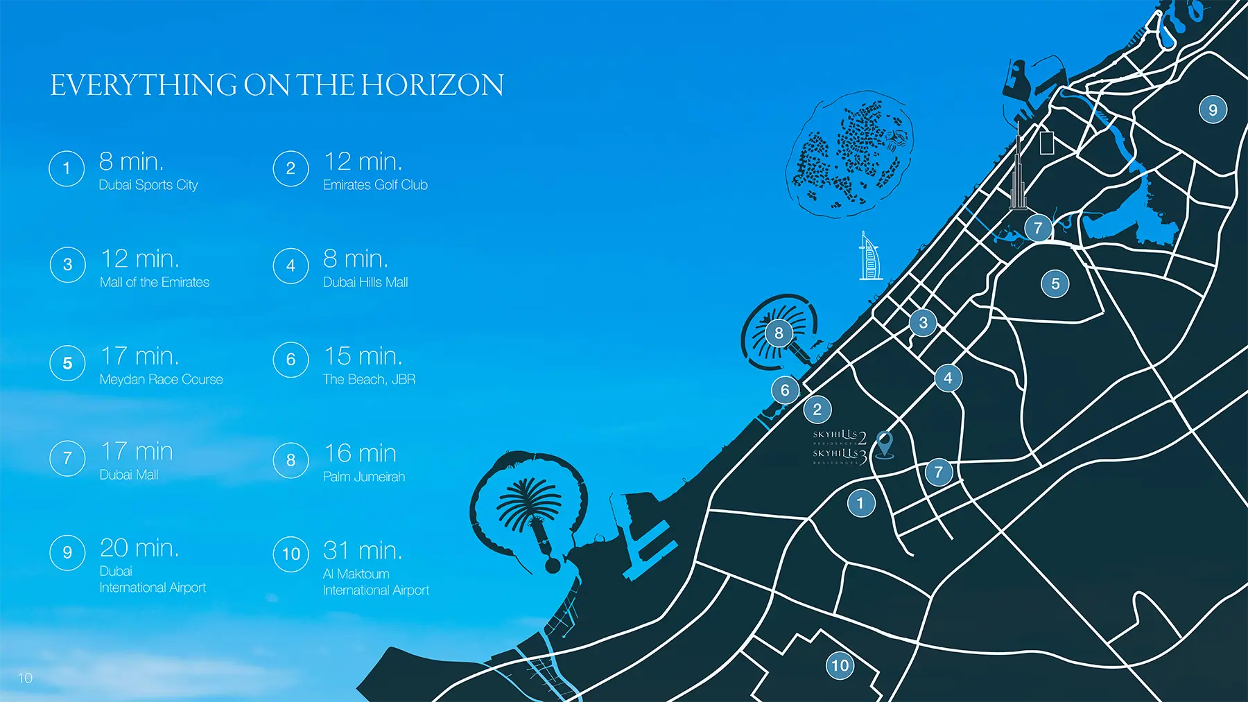 Skyhills Residences 3 location map