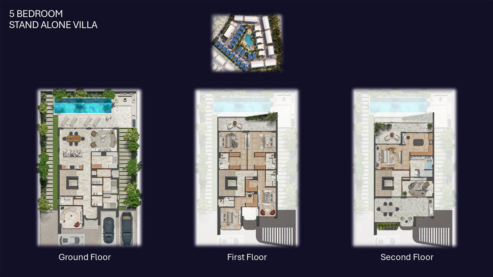 5 Bedroom floor plan