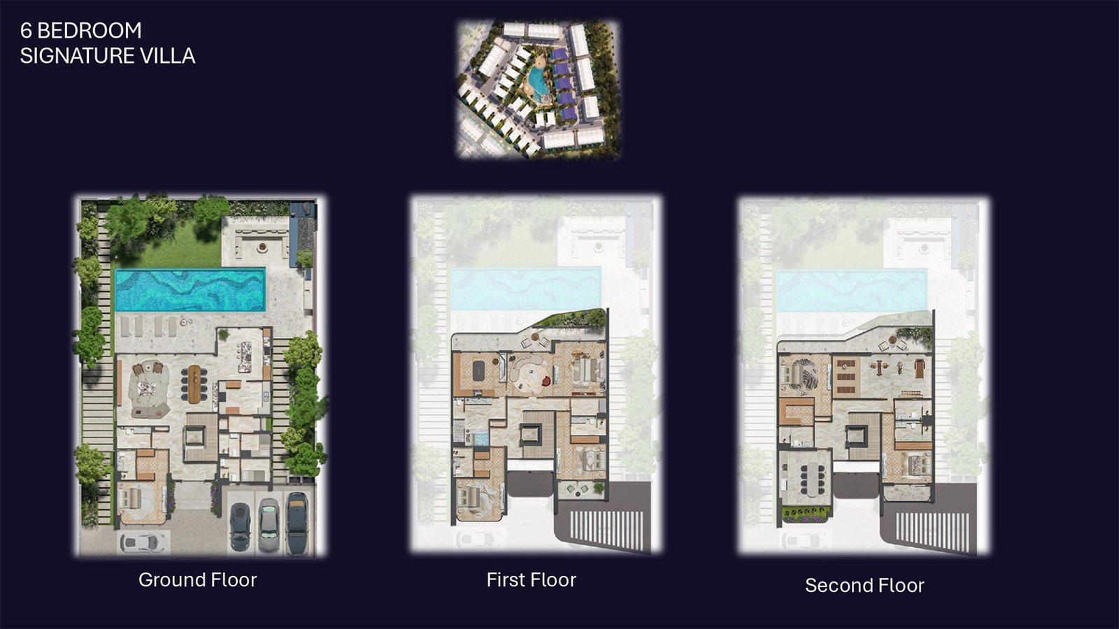6 Bedroom floor plan