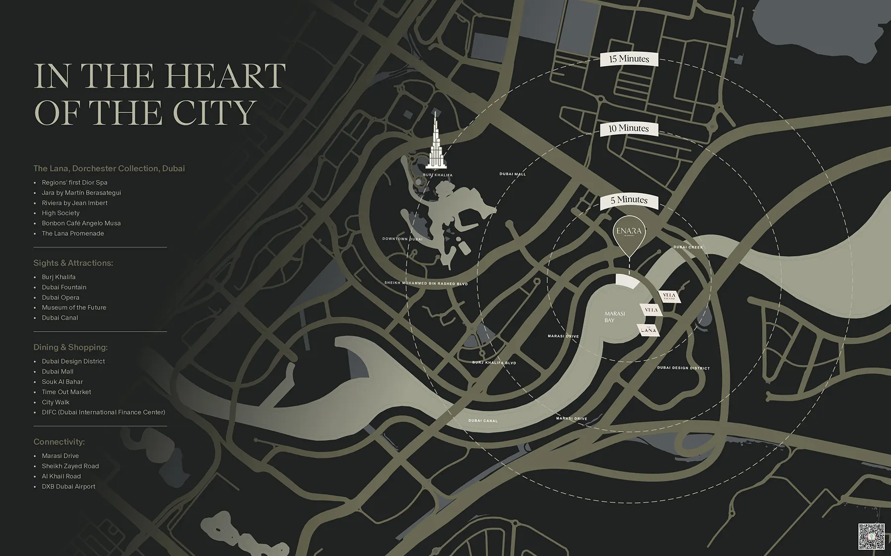 Enara by Omniyat location map