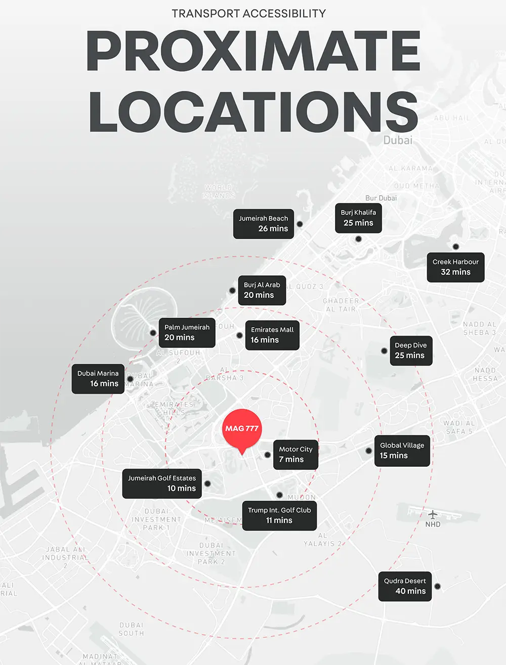 MAG 777 Dubai location map