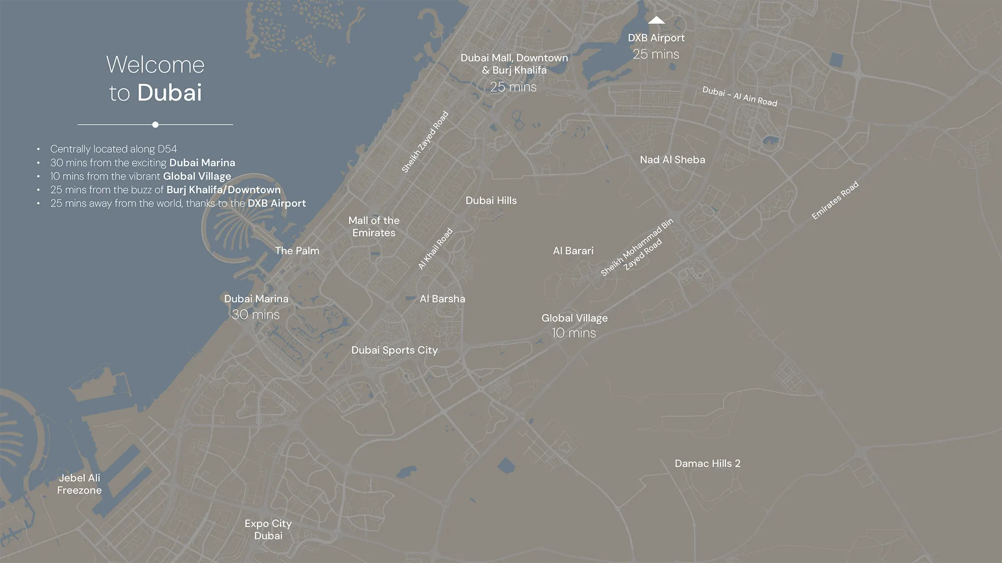Aldar Verdes by Haven 2 location map