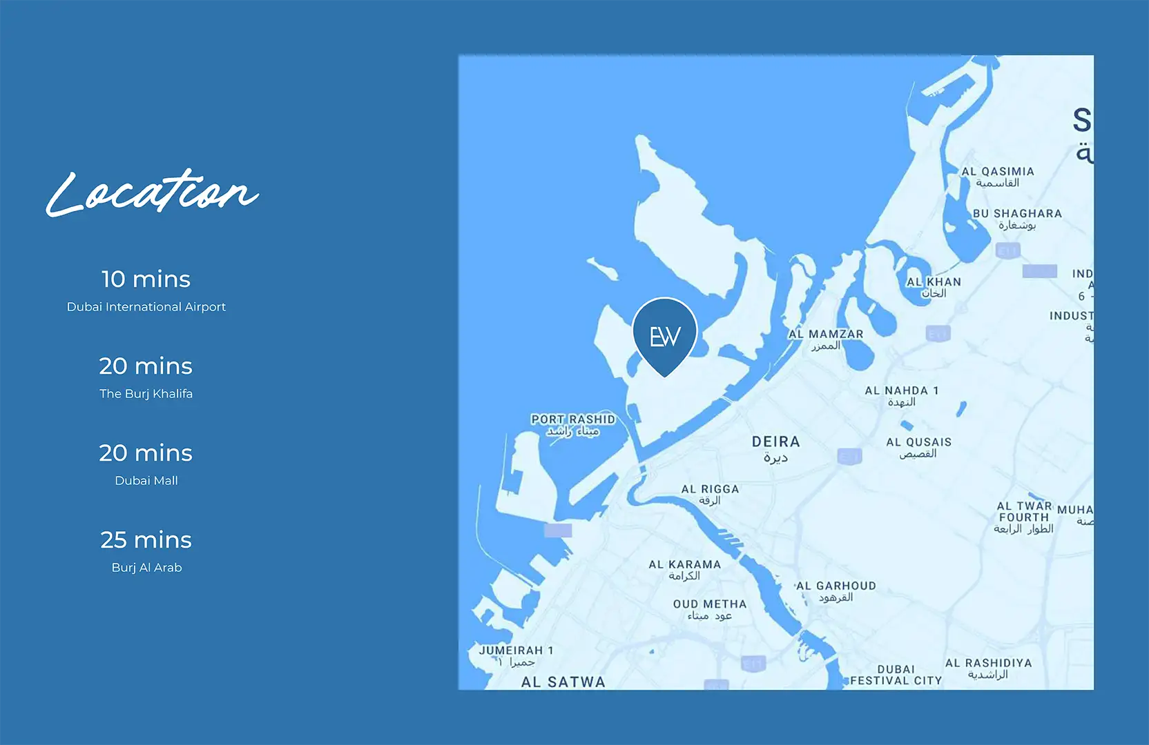 Edgewater Residences 3 location map