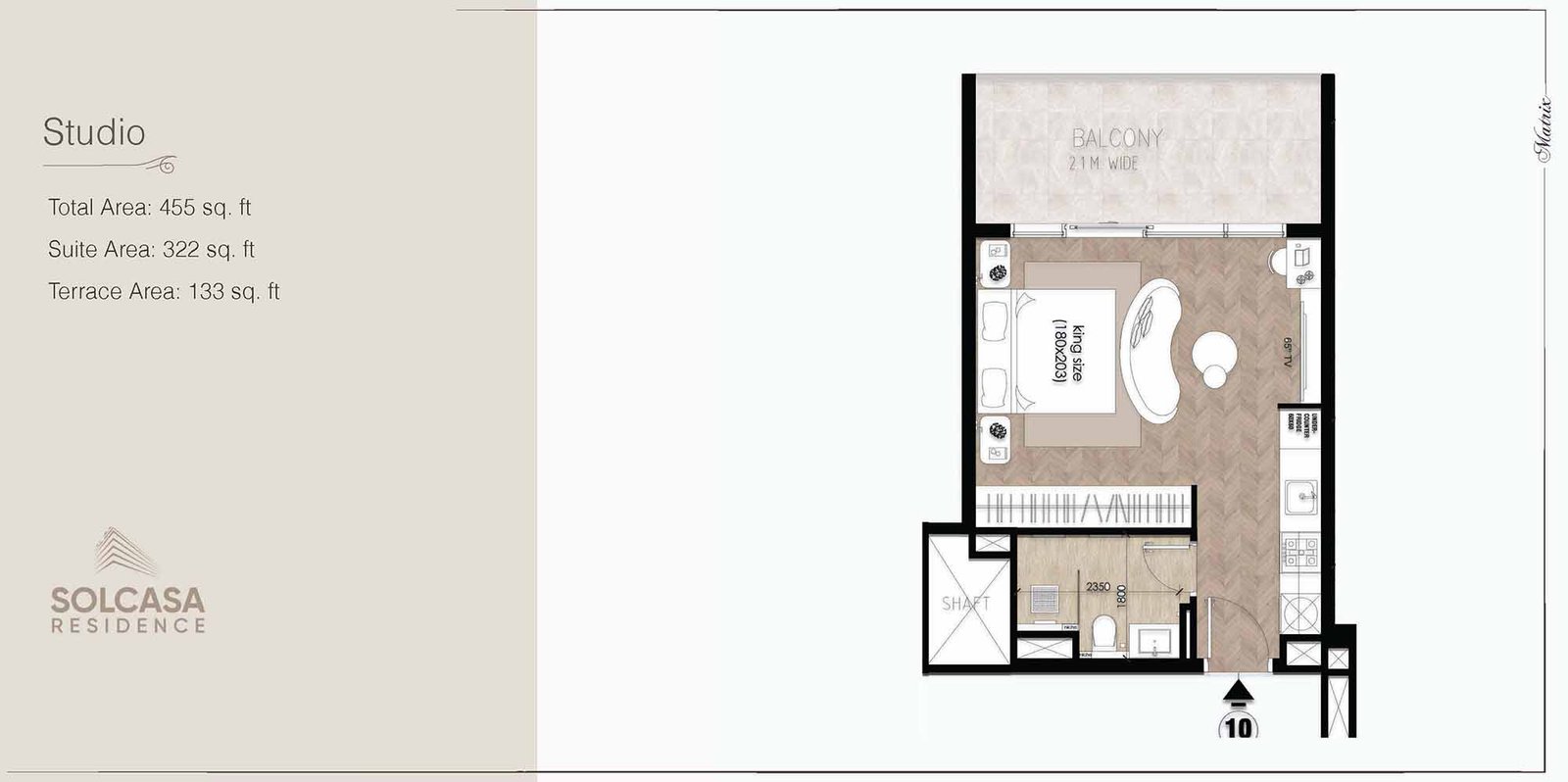 Studio floor plan