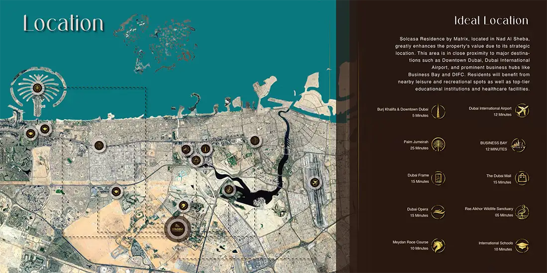 Solcasa Residence location map