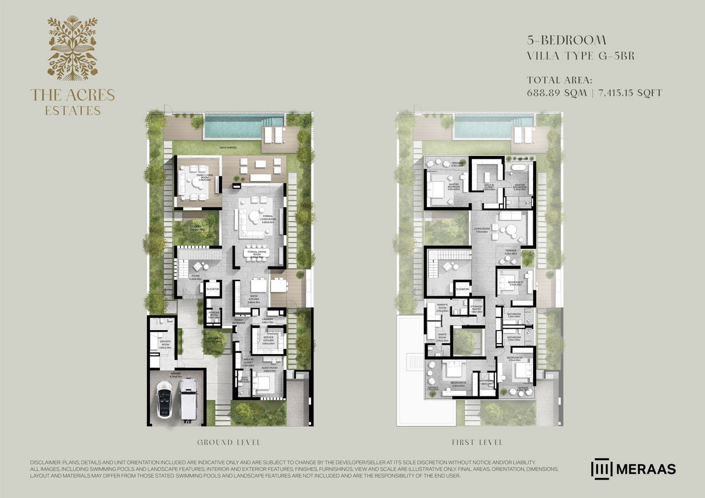 The Acres Estates by Meraas floor plan