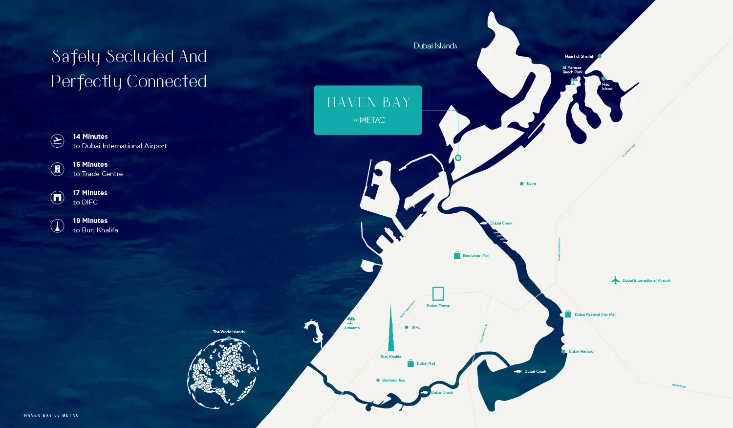 Haven Bay by Metac location map