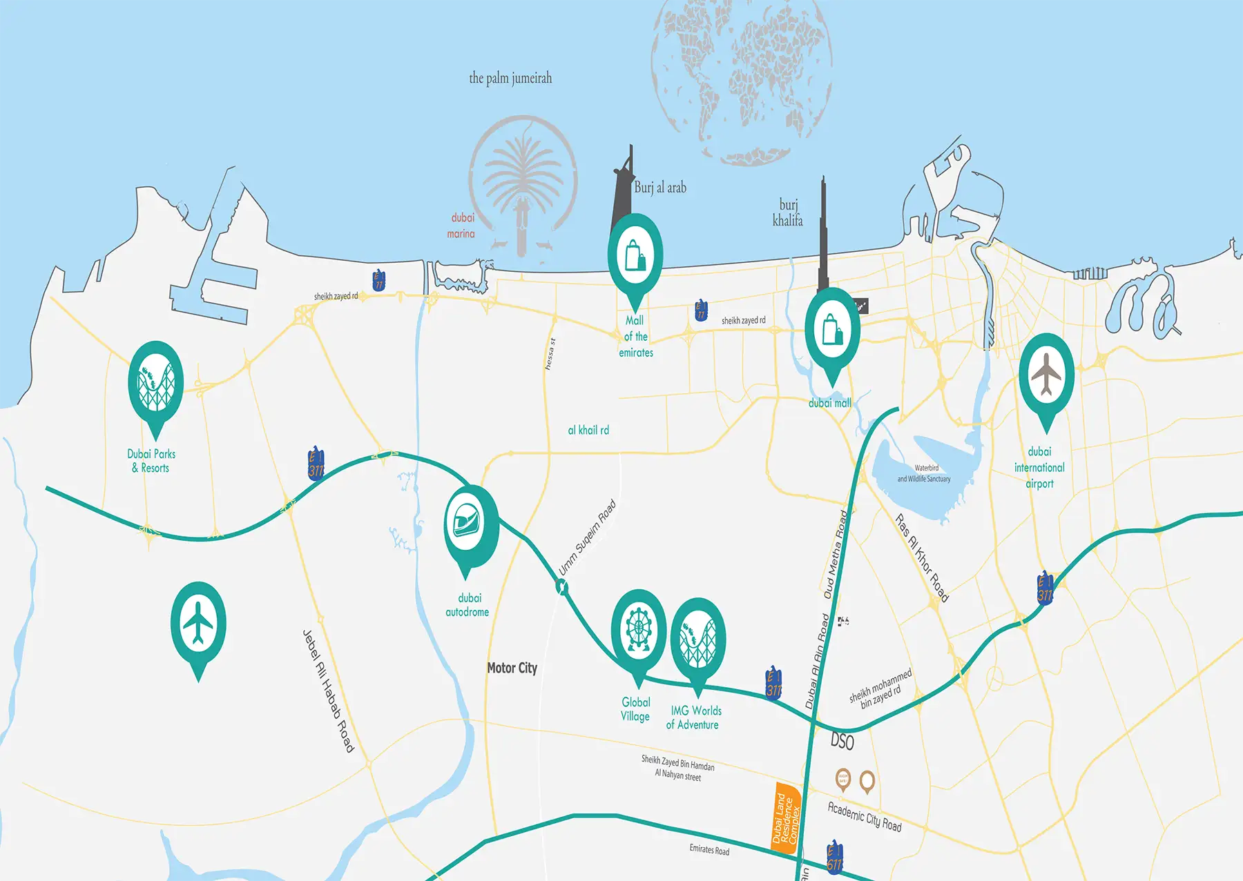 Time 3 at DLRC location map