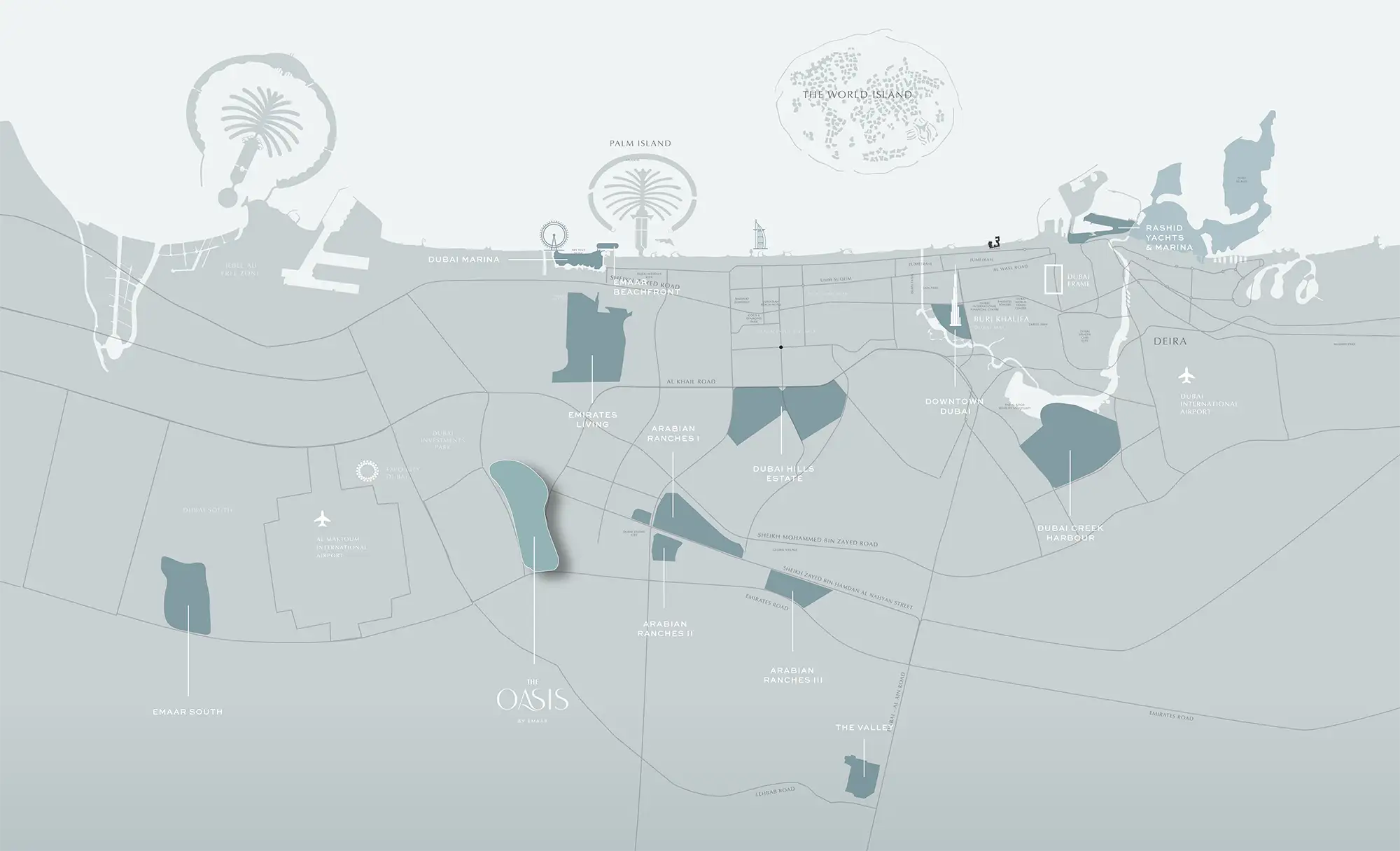 Palmiera 3 at The Oasis location map