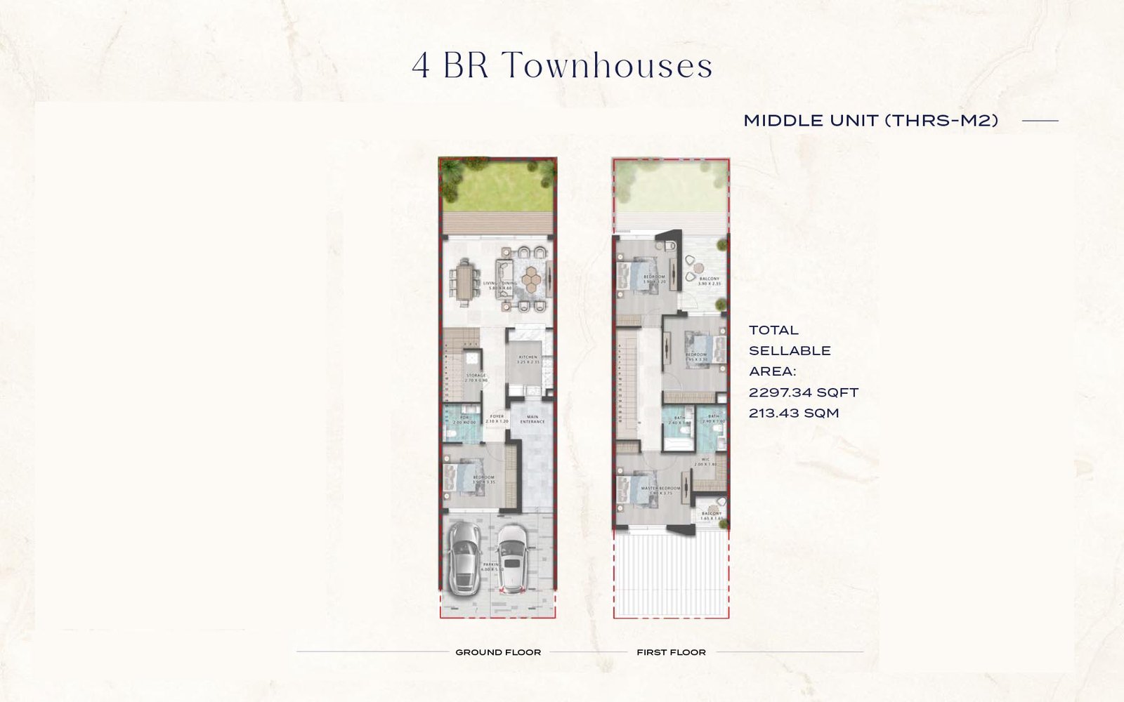 4 Bedrooms floor plan
