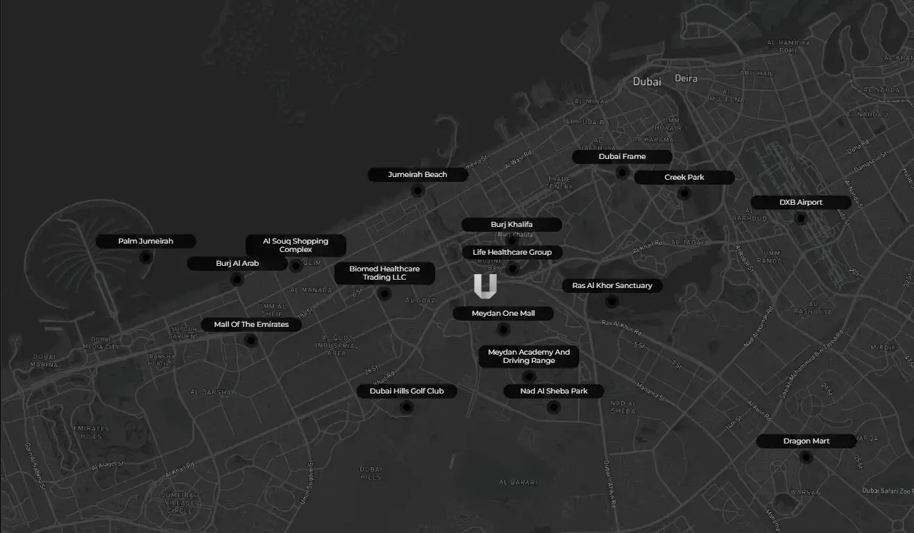 Urban Life Residences location map