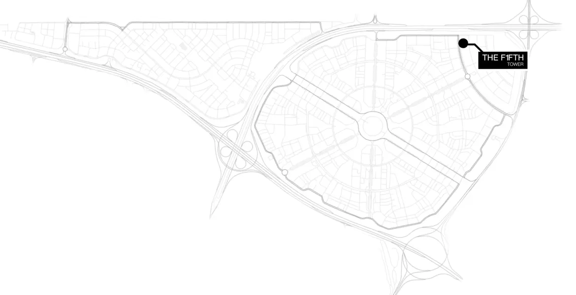 The Fifth Tower at JVC location map
