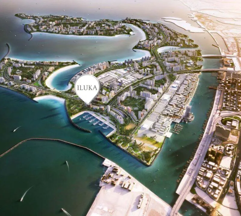 Iluka Residences at Dubai Islands location map