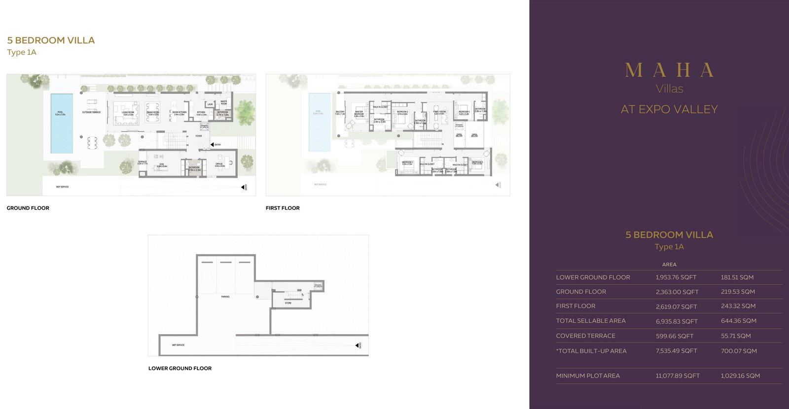 Maha Villas at Expo Valley floor plan