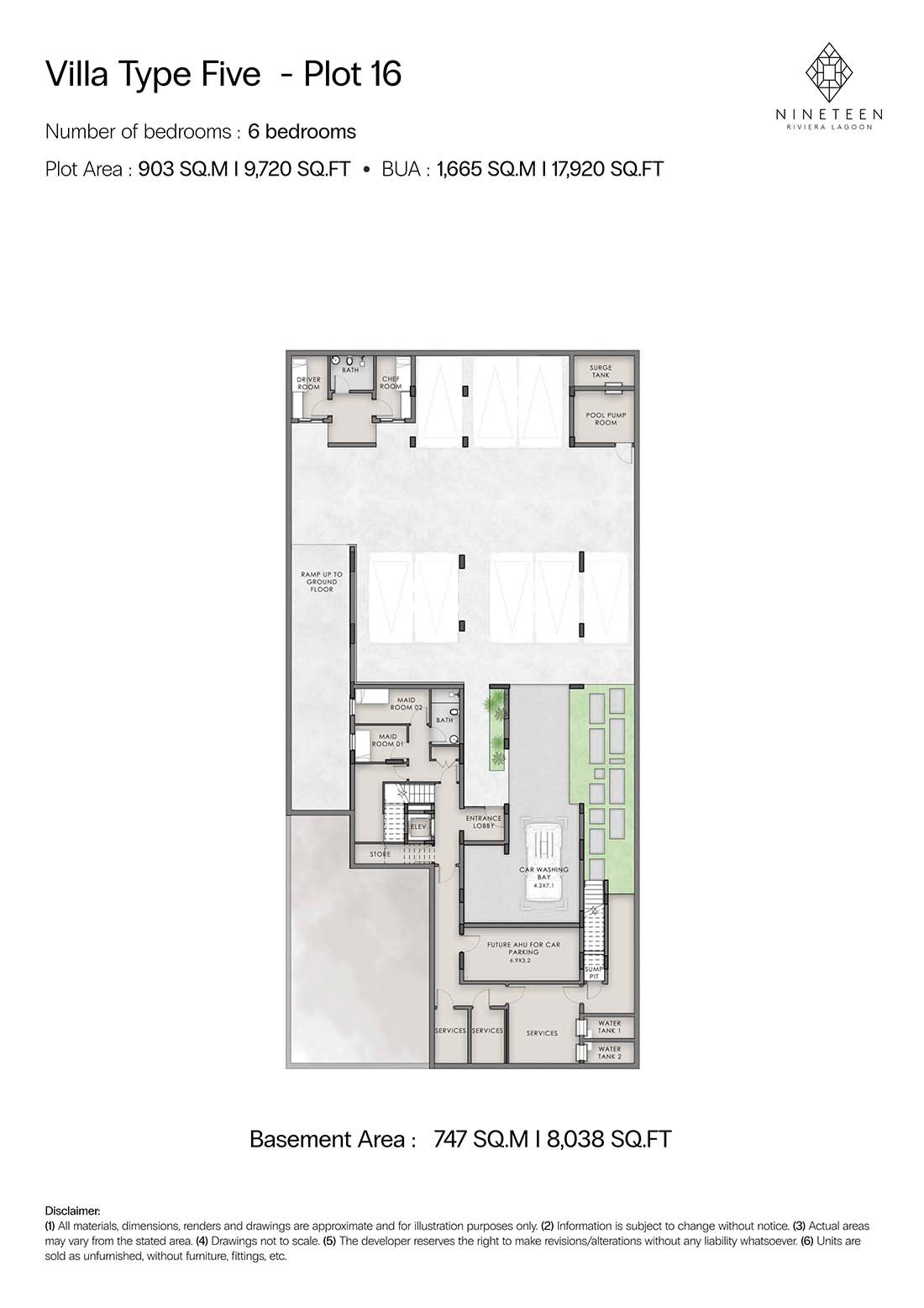 Nineteen Riviera Lagoon floor plan