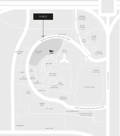 Forte at the Opera District location map