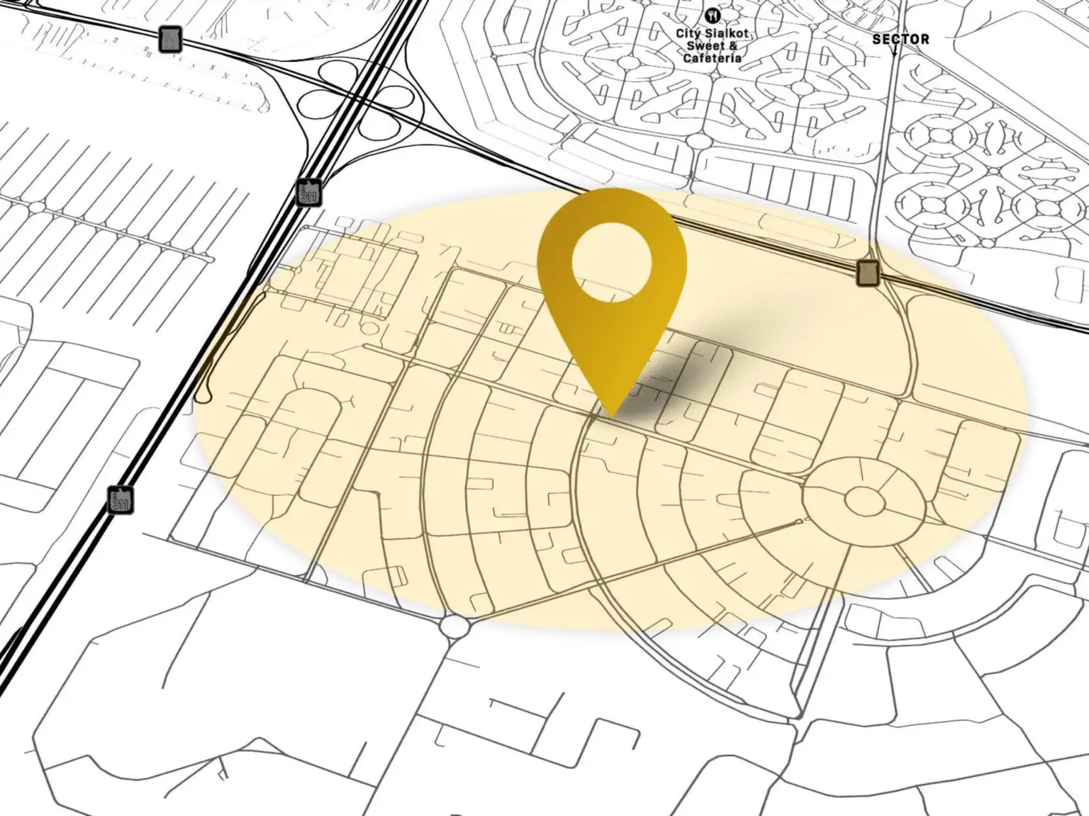 The Maiden Residence location map