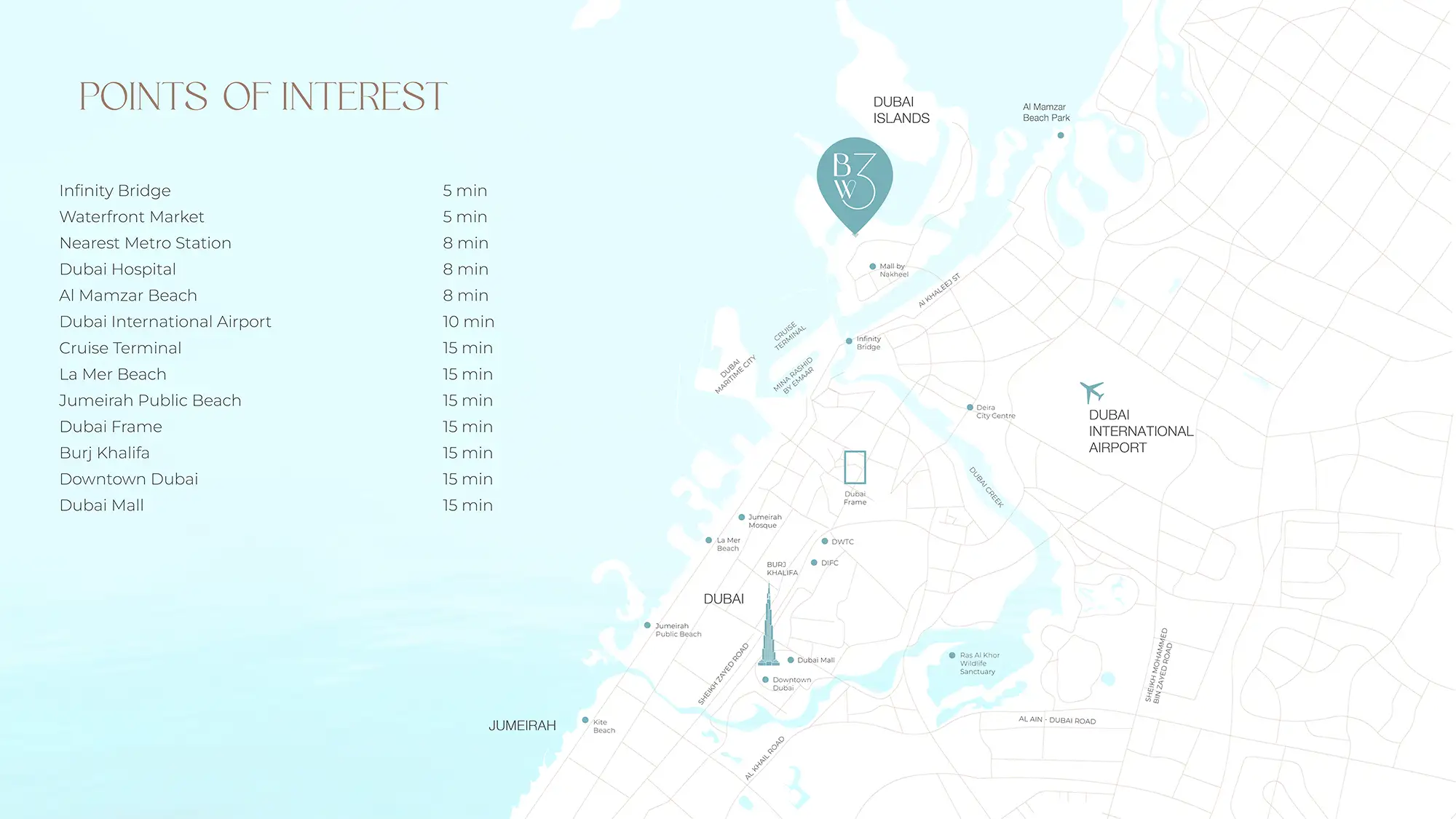 Beach Walk Residence 3 location map