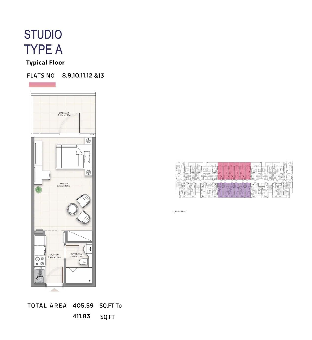 Studio floor plan