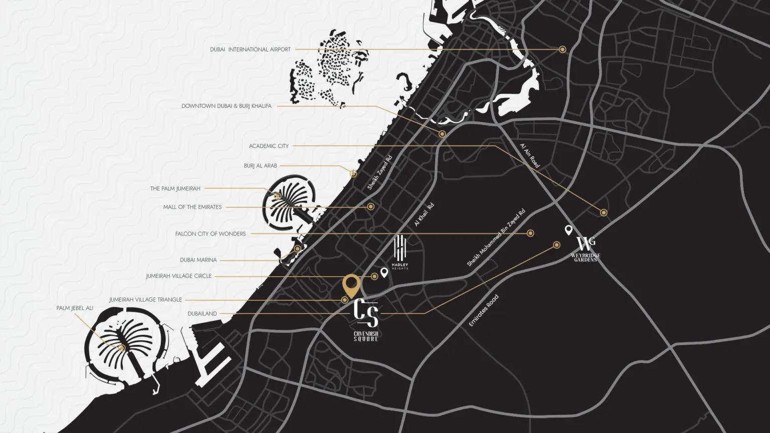 Cavendish Square JVT location map